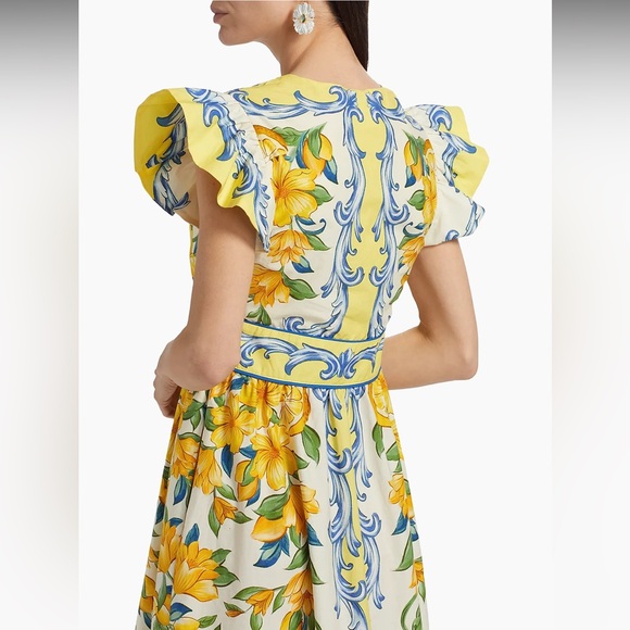 Farm Rio
Sicily Scarf Cotton Flutter Maxi Dress - Picture 4 of 9